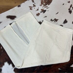 Leasty Cream Textured Pants